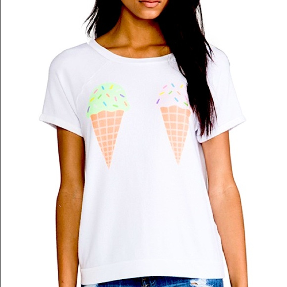 Wildfox “We Dream of Ice Cream” Camden Top